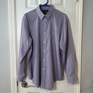 Lauren Ralph Lauren
Classic Fit Non Iron Dress
Shirt Plaid Blue Men's
16.5 34/35